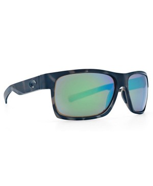 Costa Half Moon Sunglasses, Shark Frame, Green Mirror Lens MKC418 HFM 140 OGMGLP