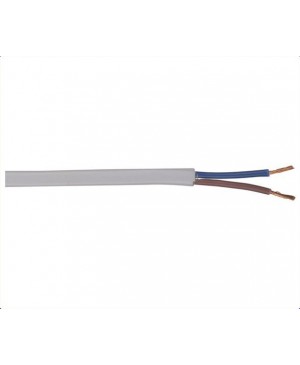 Figure 8 White AC Mains Cable, 100m Roll WB1560