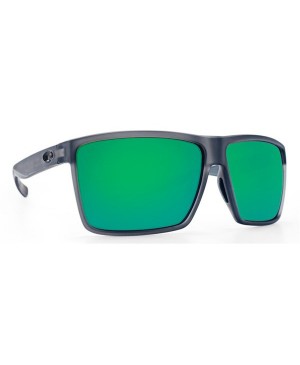Costa Rincon Sunglasses, Smoke Frame, 580G Green Mirror Lens RIN 156 OGMGLP