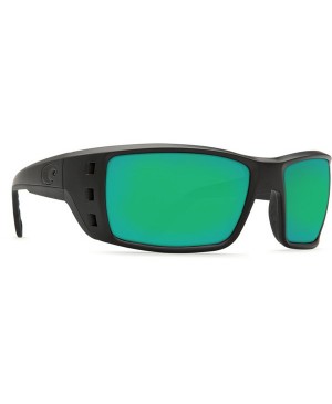 Costa Permit Sunglasses, Black Frame, 580G Green Mirror Lens MKC412 PT 11 OGMGLP