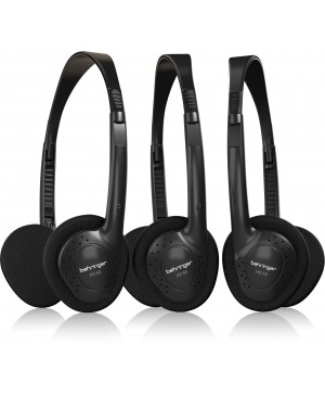 Behringer HO66 Stereo Headphones 3-Multipack Wide-Frequency Headphones